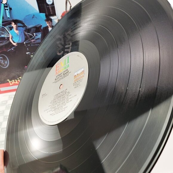 Stray Cats Built for Speed Vinyl Record 1982 Stereo ST-17070 EMI Rockabilly - Picture 10 of 13
